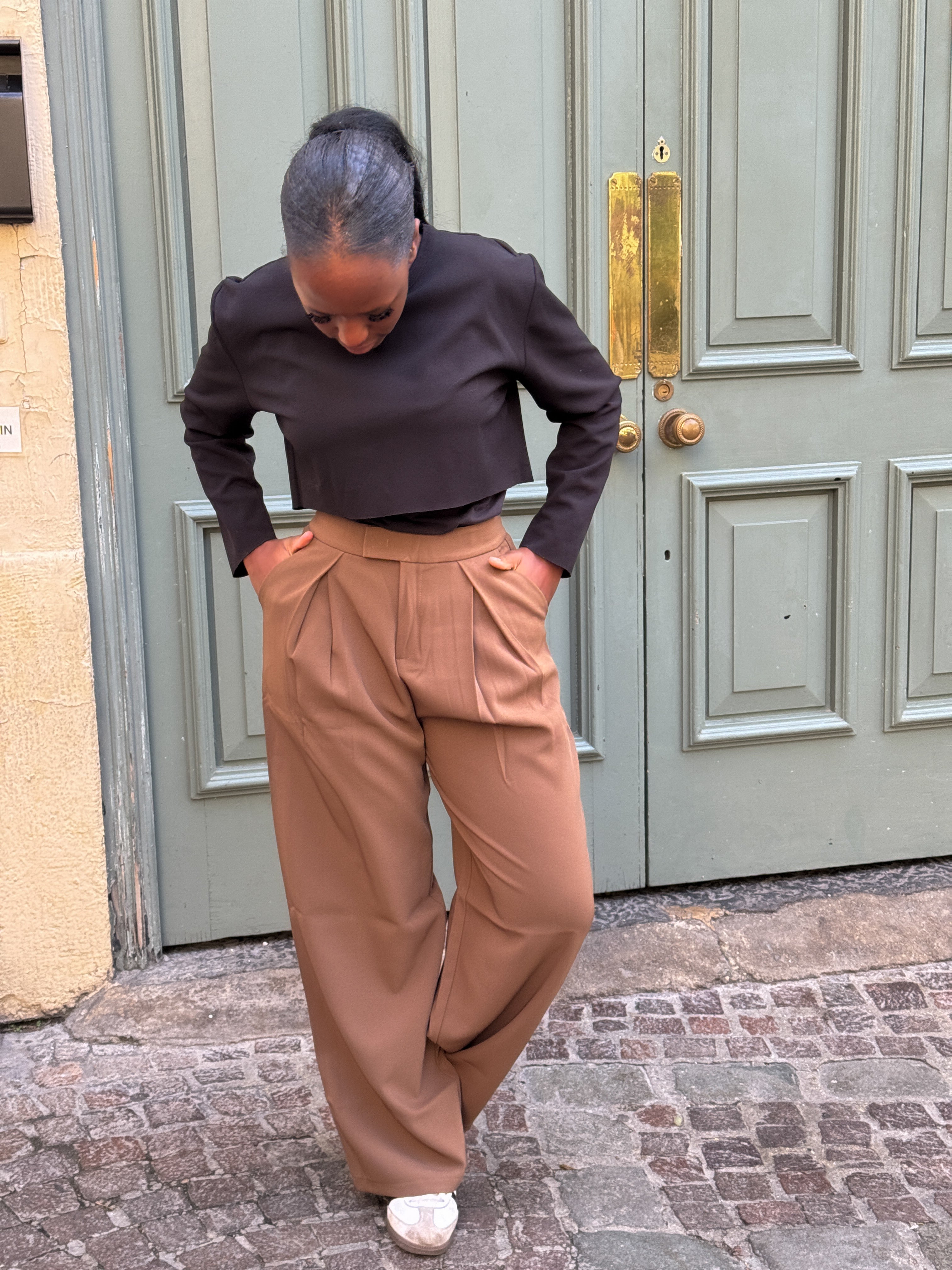 Talaia Bijoux Pantalon Rachel marron Bijoux